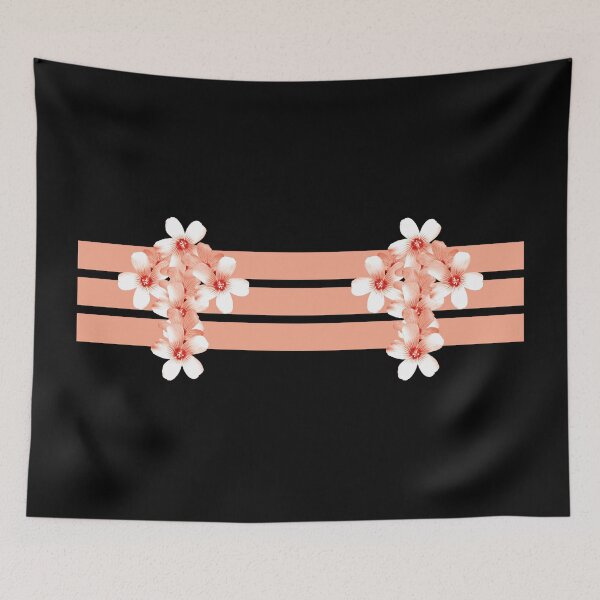 Item preview, Crucifix and Stripe Soft Orange Pink Pop Gothic Idea designed and sold by somersbyman.