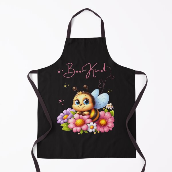 Item preview, Cute Watercolor Bee and Flowers Bee Kind designed and sold by AlienOccupation.