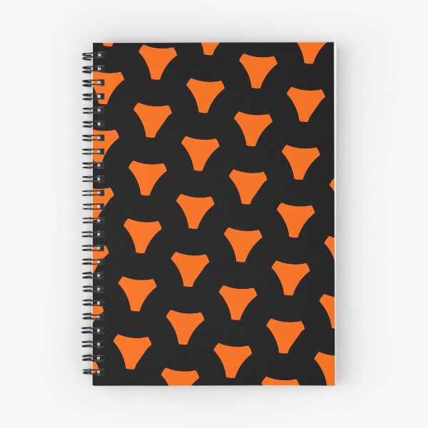 Item preview, Orange Triangular Crest Replicating Logo Black BiColor Tiles designed and sold by Alchemy-A-La-G.