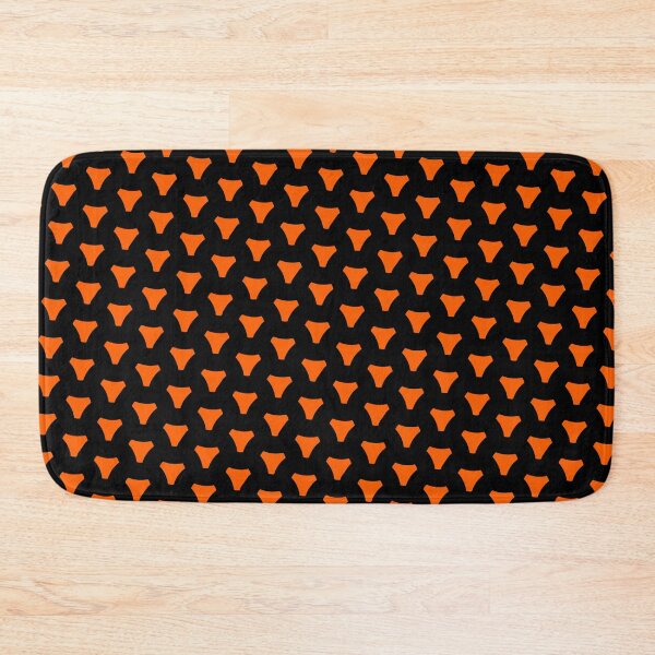 Item preview, Orange Triangular Crest Replicating Logo Black BiColor Tiles designed and sold by Alchemy-A-La-G.