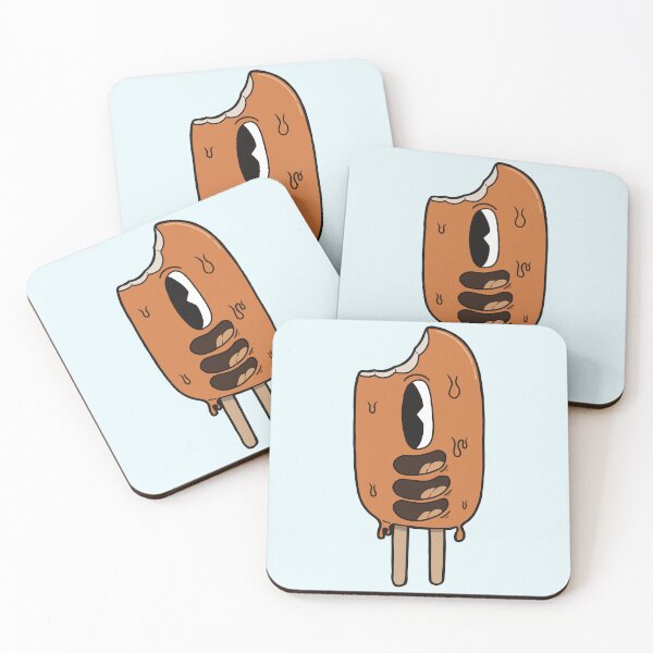 Item preview, Orange Popsicle Alien designed and sold by stickerstone.