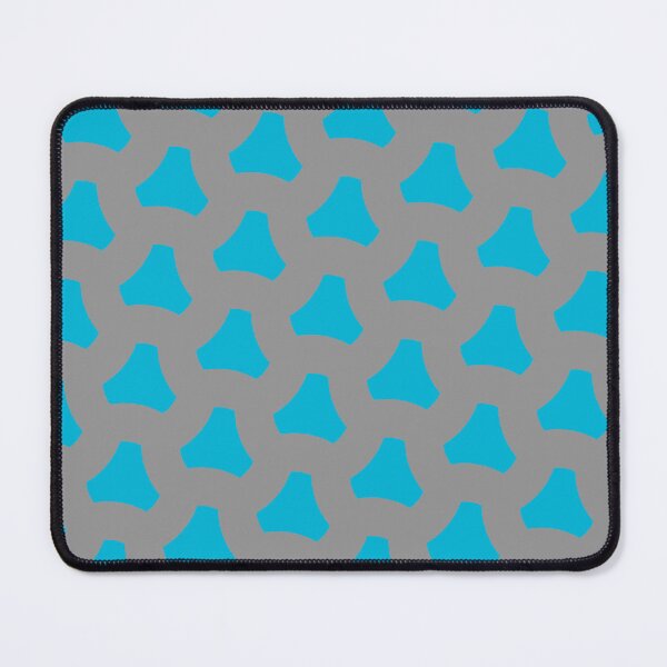 Item preview, Teal Triangular Crest Replicating Logo Grey BiColor Tiles designed and sold by Alchemy-A-La-G.