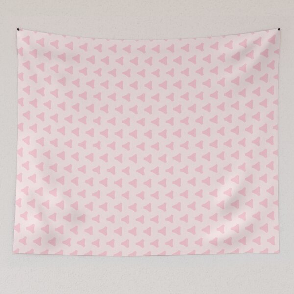 Item preview, Pink Triangular Crest Replicating Logo Rose BiColor Tiles designed and sold by Alchemy-A-La-G.