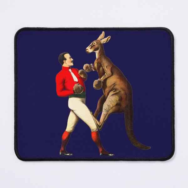 Item preview, Kangaroo Boxing Extravaganza - A Vintage Spectacle - Fun Historic Advertising Image  designed and sold by HeavyHits.