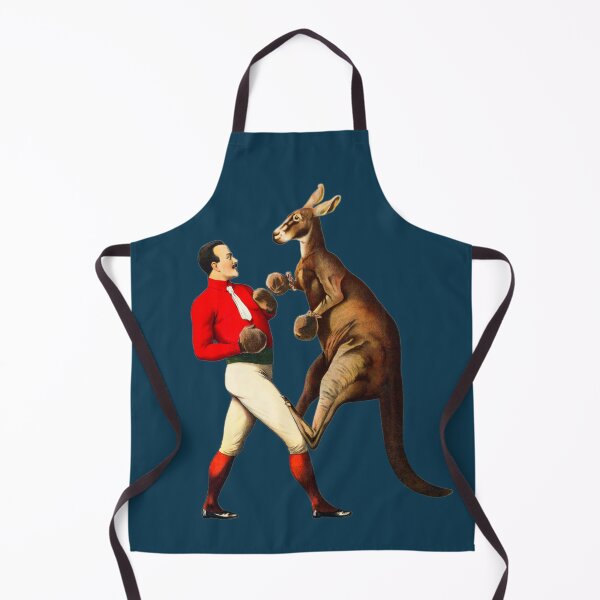 Item preview, Kangaroo Boxing Extravaganza - A Vintage Spectacle - Fun Historic Advertising Image designed and sold by HeavyHits.