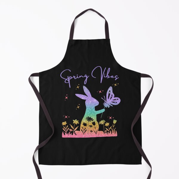 Item preview, Colorful Rabbit and Flowers Spring Vibesly designed and sold by AlienOccupation.