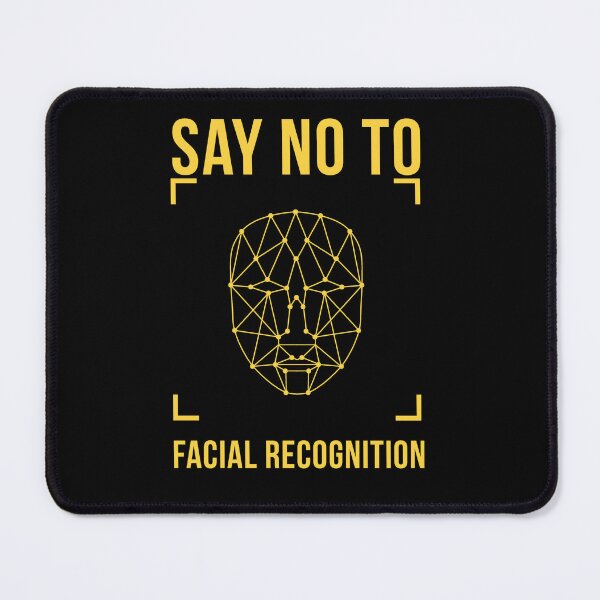 Item preview, no to facial recognition designed and sold by Doooriginals.