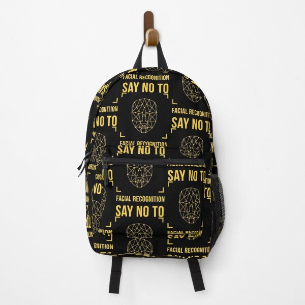 Item preview, no to facial recognition designed and sold by Doooriginals.