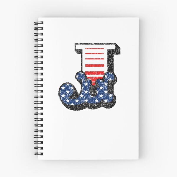 Item preview, J RETRO STYLE CAPITAL LETTER INITIAL T-SHIRT CLASSIC VINTAGE DISTRESSED STARS AND STRIPES AMERICAN USA FLAG AMERICA 4th JULY FONT LOGO TYPEFACE LETTERING TYPOGRAPHY MONOGRAM TEE designed and sold by prezziefactory.