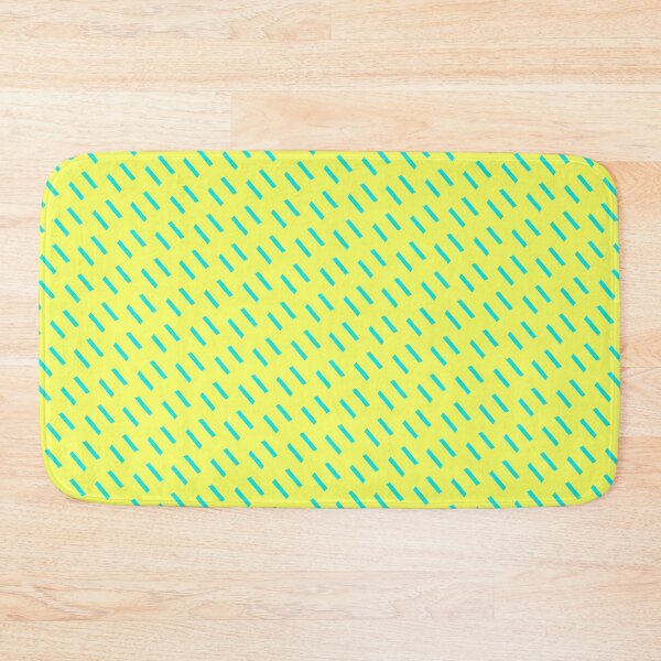 Item preview, Blue & Yellow Dual Parallel Line Stripes BiColor Tiles designed and sold by Alchemy-A-La-G.