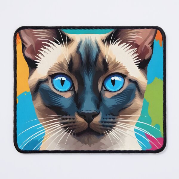 Item preview, Siamese Cat Art designed and sold by WildlifeInc.
