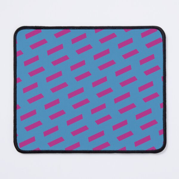 Item preview, Blue & Pink Dual Parallel Line Stripes BiColor Tiles designed and sold by Alchemy-A-La-G.