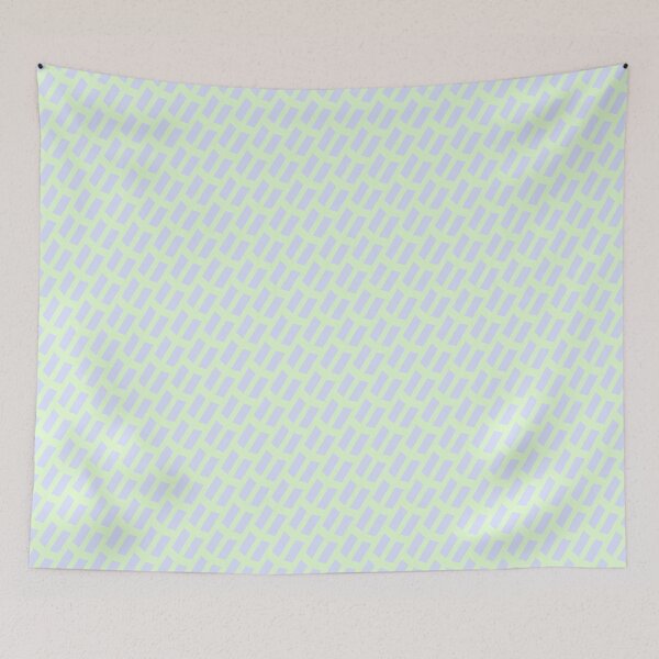 Item preview, Purple & Green Dual Parallel Line Stripes BiColor Tiles designed and sold by Alchemy-A-La-G.