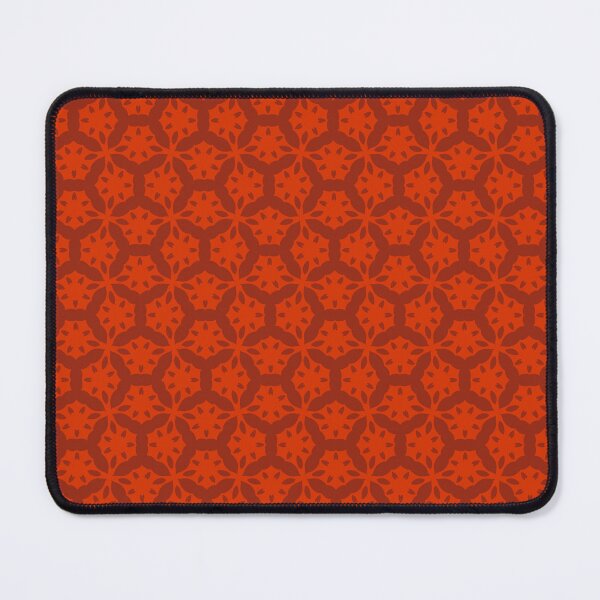 Artikelvorschau, Chinesisches rotes geometrisches Blumenmuster entworfen und verkauft von Lisa D Art Designs.