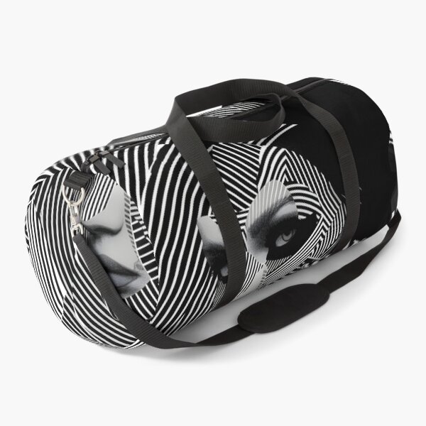 Item preview, Black and white geometric face print designed and sold by dcrc.