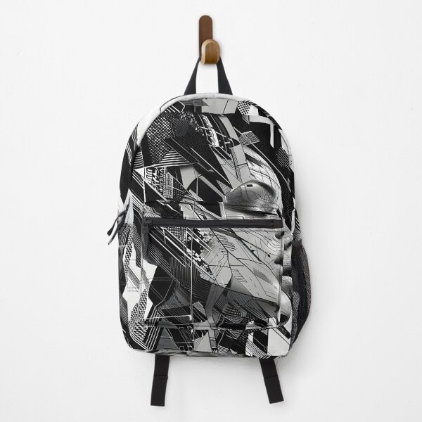 Item preview, black and white geometric face print designed and sold by dcrc.