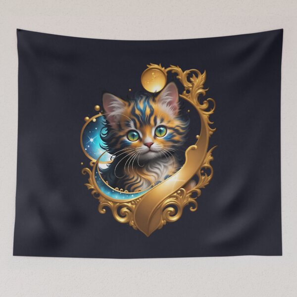 Item preview, Cute Celestial Kitty Cat designed and sold by TheArtOfPat.