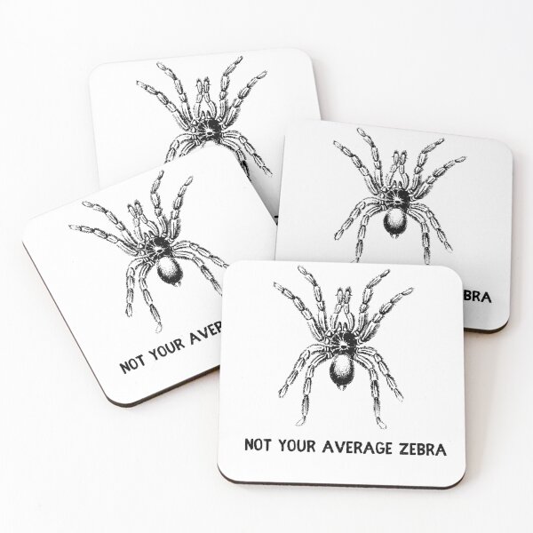 Item preview, Not Your Average Zebra - Tarantula Design designed and sold by Purple Fabric.