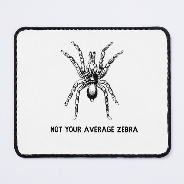 Item preview, Not Your Average Zebra - Tarantula Design designed and sold by Purple Fabric.
