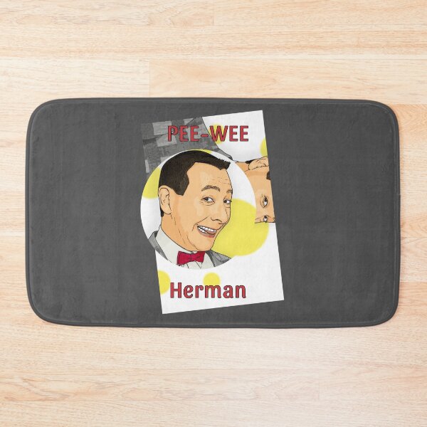 Item preview, Pee wee herman red black blue yellow  sequestering school funny fun coffee rebel am i? Am i ? Black white dark gray yellow sleep rest pee wee herman designed and sold by CURVA-SUD.