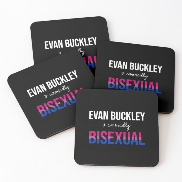 Item preview, Evan Buckley is canonically bisexual (on black) designed and sold by nerdspride.
