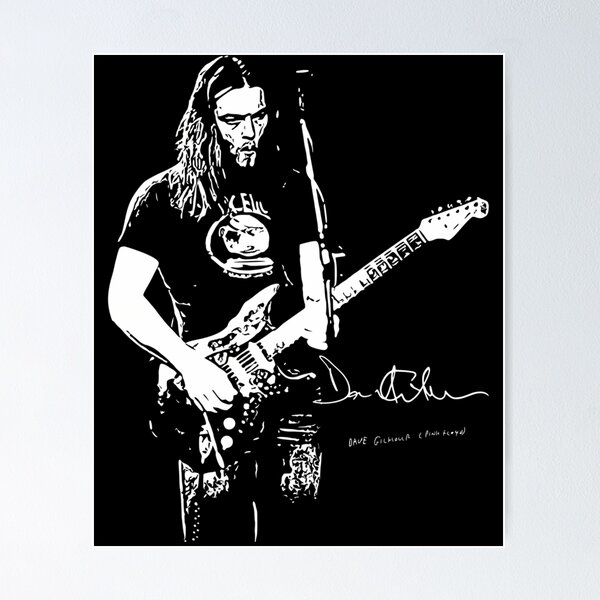 Artikel-Vorschau von  David Gilmour Gitarre Vektorgrafiken 3, designt und verkauft von GilbertAuger.
