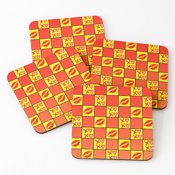 Item preview, Colourful Xoxo Kisses Romantic cute lovers hugs and kisses Loveland designed and sold by LUCKYHAPPYFINDS.