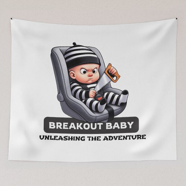 Item preview, Breakout Baby: Unleashing the Adventure designed and sold by Hungry-Murphy.