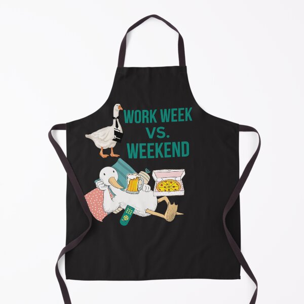 Item preview, Funny Work Week Goose vs. Weekend Goose designed and sold by AlienOccupation.