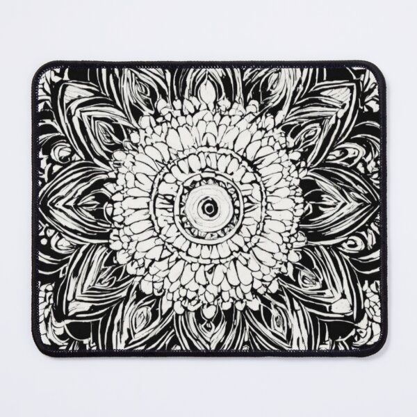 Item preview, Black white rosette designed and sold by UZRWRLD .