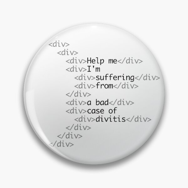Item preview, Help Me I've Got Divitis (on white) designed and sold by Kendall Anderson.