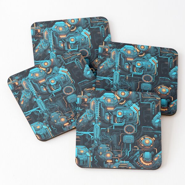Item preview, Industrial Blue Apparatus - Seamless designed and sold by GalacticLabs.