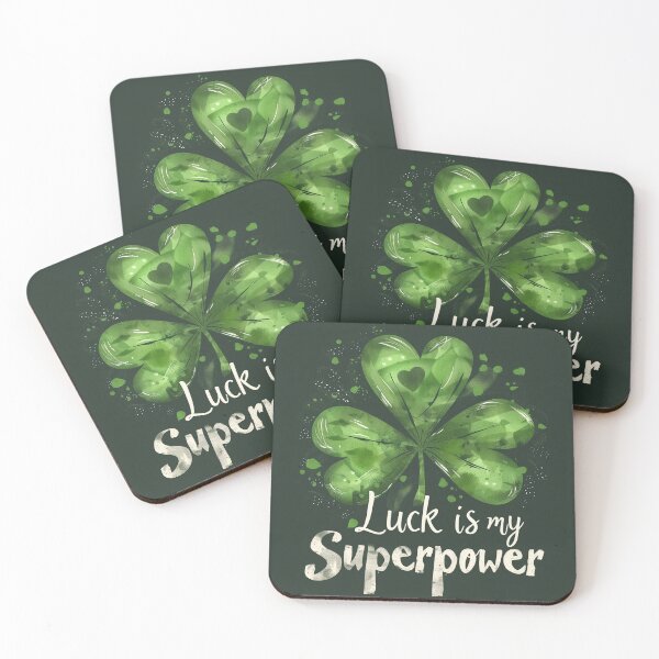 Item preview, Luck is my Superpower designed and sold by HiddenPassions.
