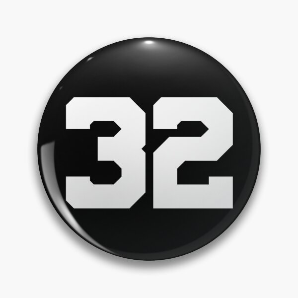 Item preview, 32, thirty-two, white, University designed and sold by Numbers-Art.