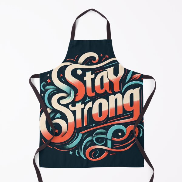 Item preview, Stay Strong, typography, retro designed and sold by maxmaj.