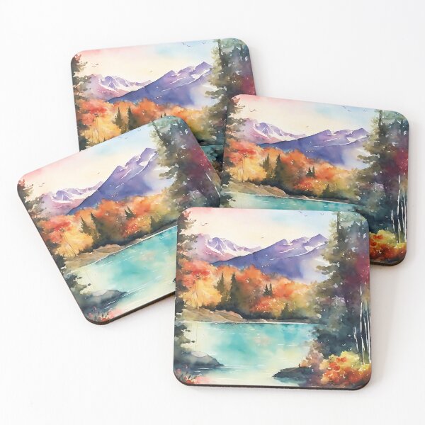 Artikelvorschau, Aquarelllandschaft entworfen und verkauft von soulfulpalette.