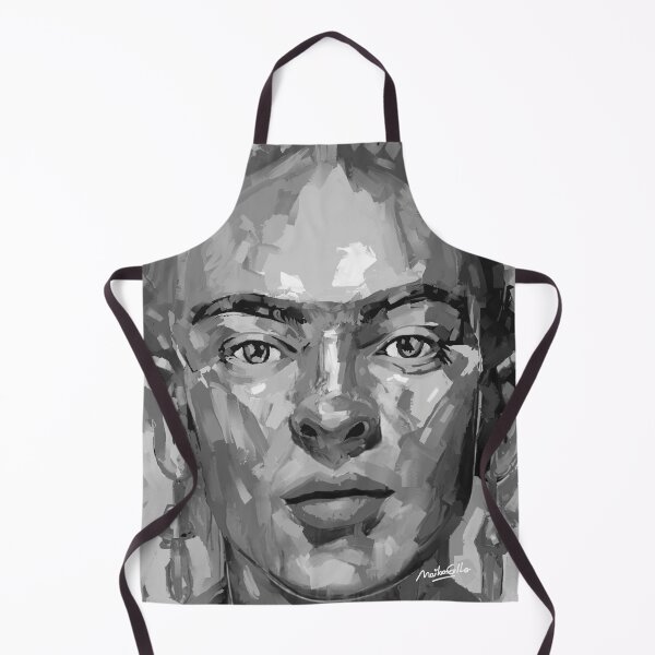 Item preview, Frida Portrait Black and White designed and sold by ArtMailsonCello.