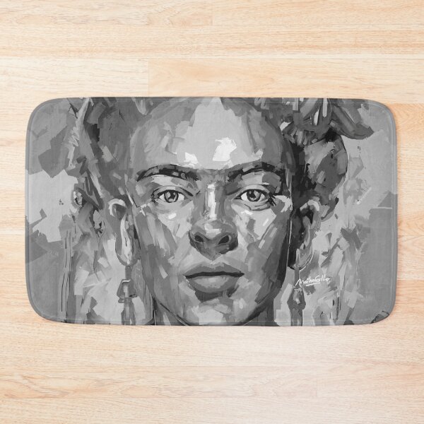 Item preview, Frida Portrait Black and White designed and sold by ArtMailsonCello.