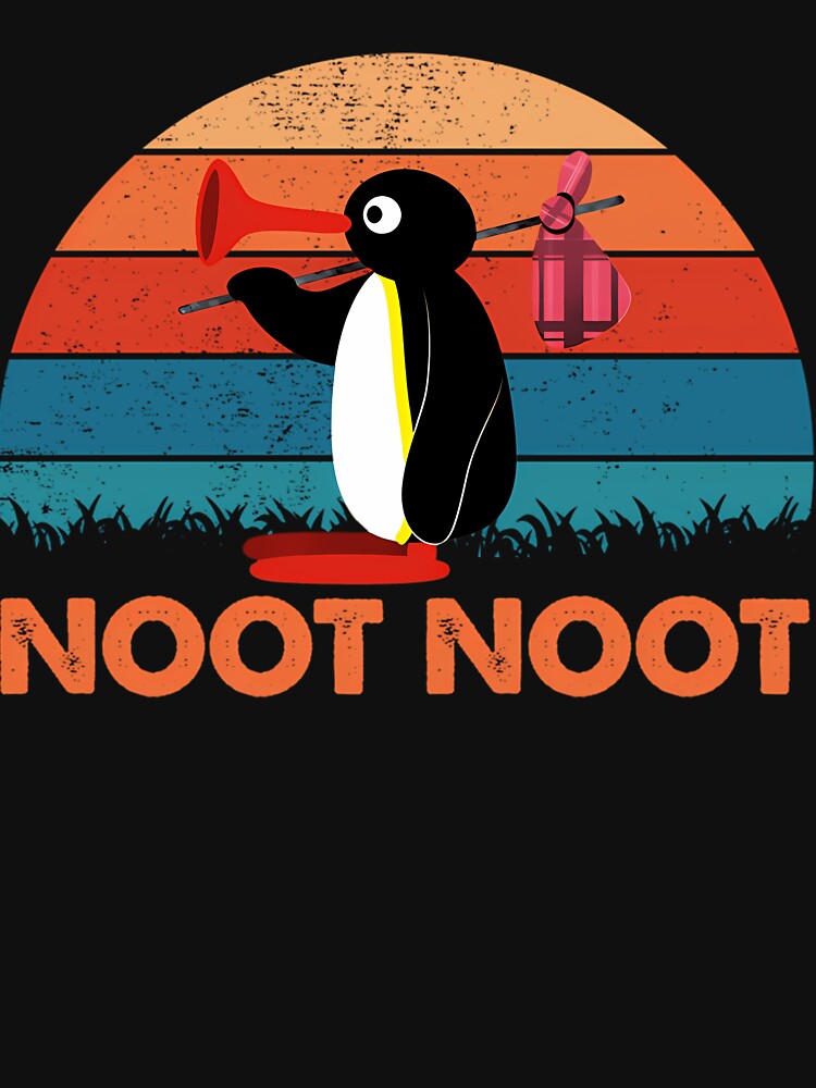 Imagen 7 de 7, Camiseta esencial con la obra Noot Noot Pingu - Retro Vintage Animal Lindo, diseñada y vendida por Vincentertzmann.