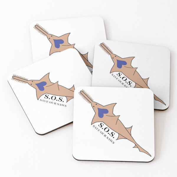 Item preview, SAVE OUR SAWS Warm Sand with Periwinkle Heart designed and sold by Allysha Lazar.