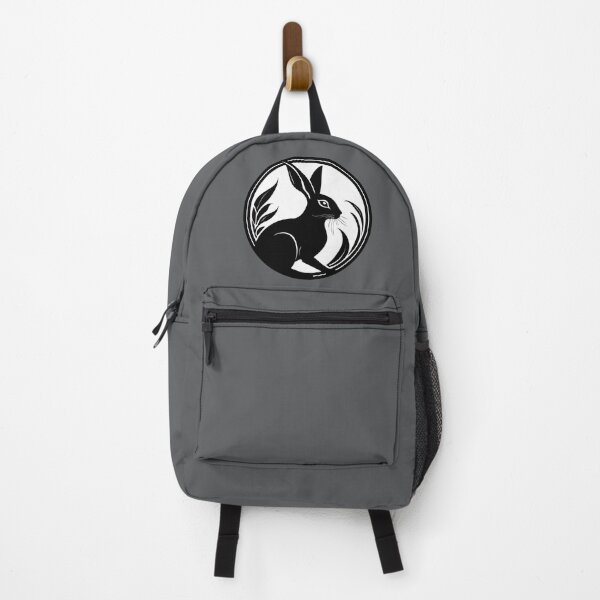 Item preview, Black Wild Rabbit in the Moon Simple Nature Art designed and sold by LucentJourneys.
