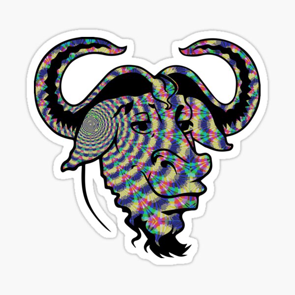 Item preview, GNU Psychedelic designed and sold by DPlus.