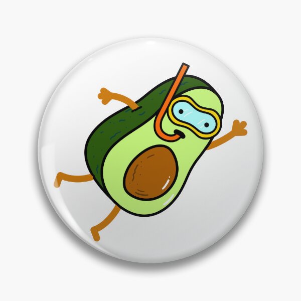Item preview, Scuba Diving Avocado designed and sold by kawaiilife.