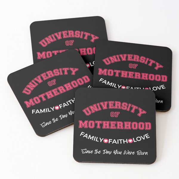 Item preview, University of Motherhood - Family, Faith, Love - Design for Dark Colors designed and sold by caFUNated.