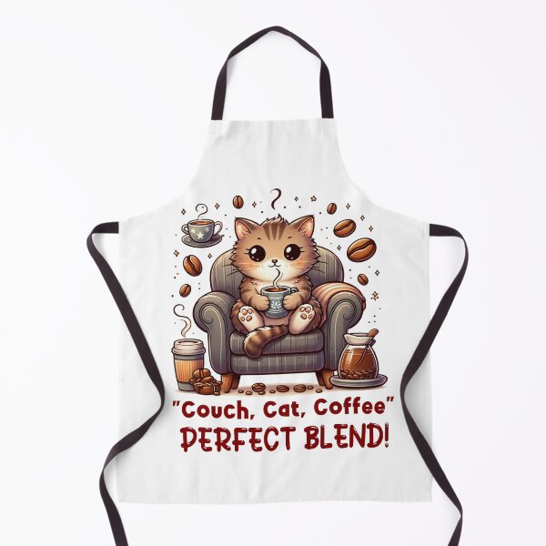 Item preview, Caffeine Cat - Coffee Lover's Delight T-Shirt designed and sold by lifegenesis.