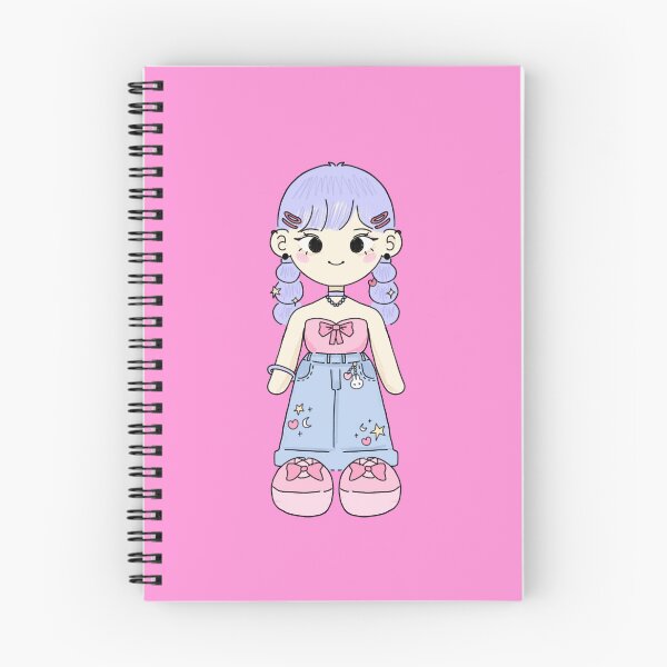 Item preview, Aesthetic Y2K Bunny Ribbon Girl Doll designed and sold by gomi-studio.