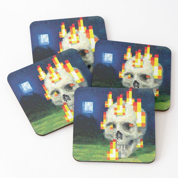 Item preview, Skull in Flames designed and sold by KatsuStore.