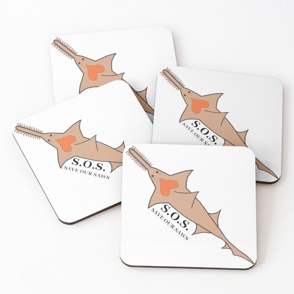 Item preview, SAVE OUR SAWS Warm Sand with Orange Crush Heart designed and sold by Allysha Lazar.