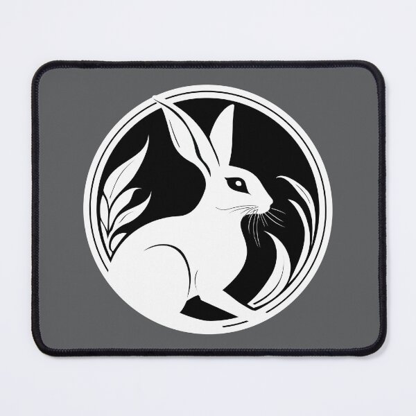 Item preview, Wild Hare White Rabbit Simple Nature Art designed and sold by LucentJourneys.