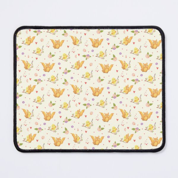 Item preview, "Whimsical Wings: Romantic Birds Pattern" designed and sold by hjian8219.